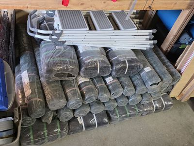 Snow Fence 4x100 Rolls — 25 Available, Like New | Bulk or Individual