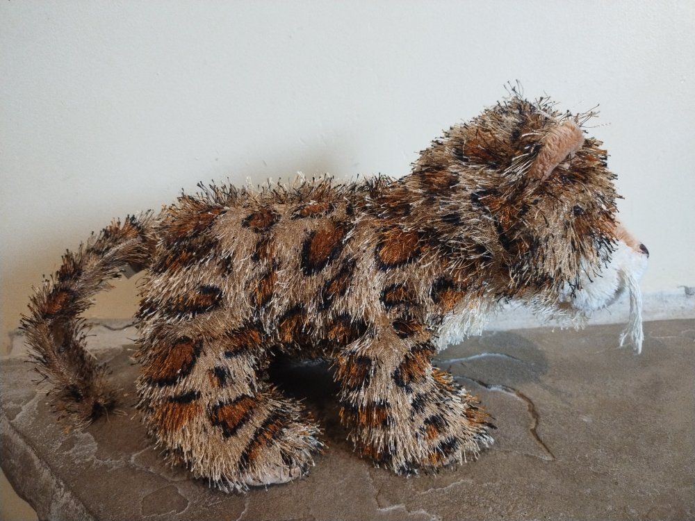 10" Stuffed Leopard Plush