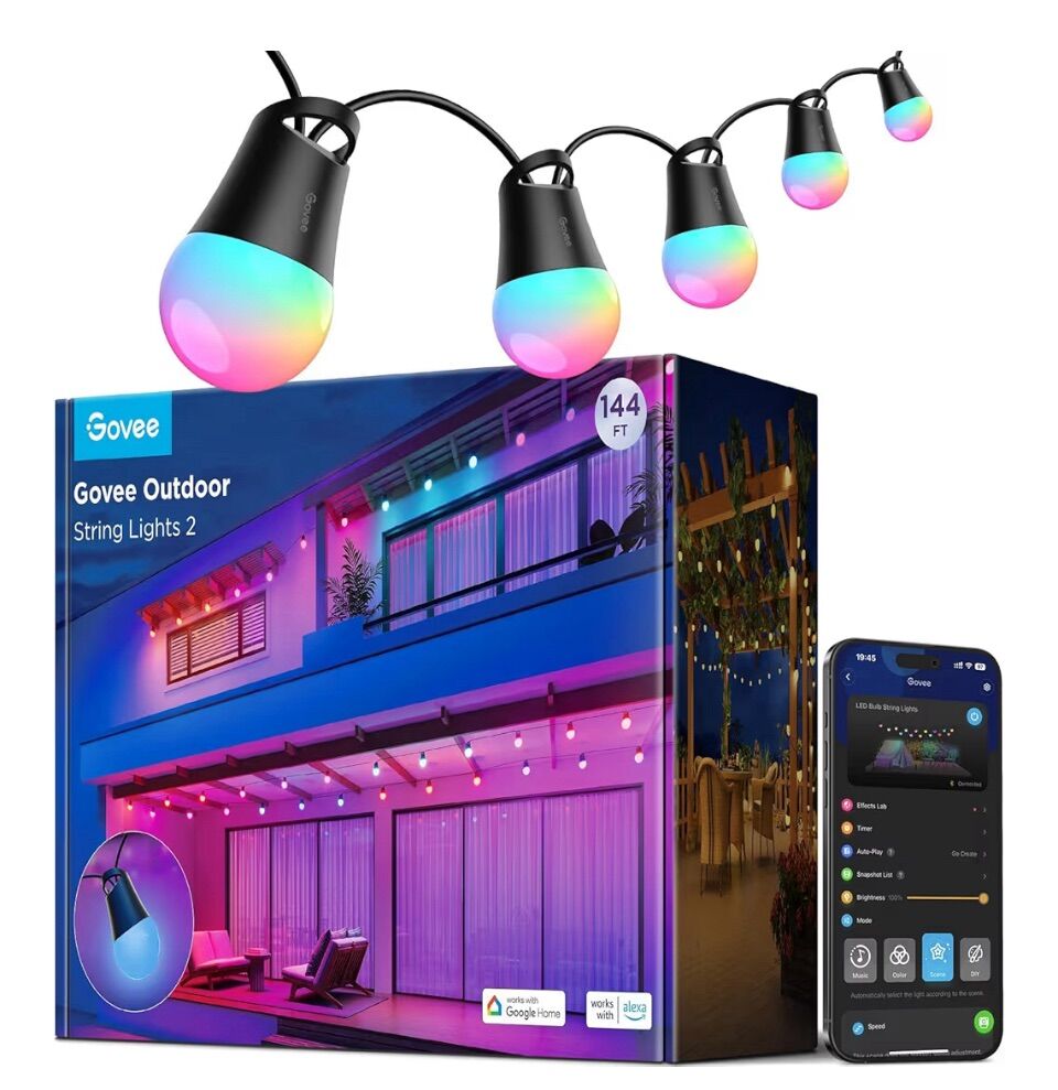 NEW Govee Outdoor String Lights 2 LED