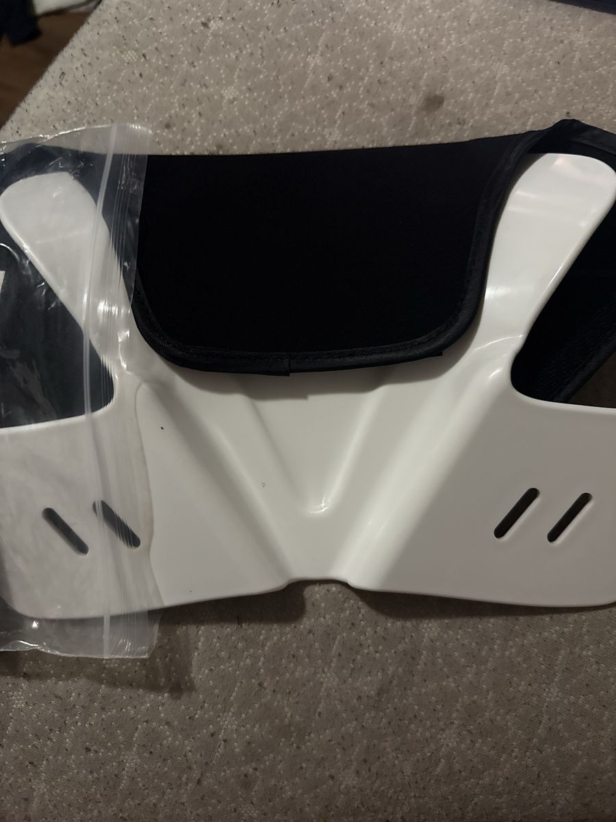 Football cowboy caller Protective Gear - White / Black
