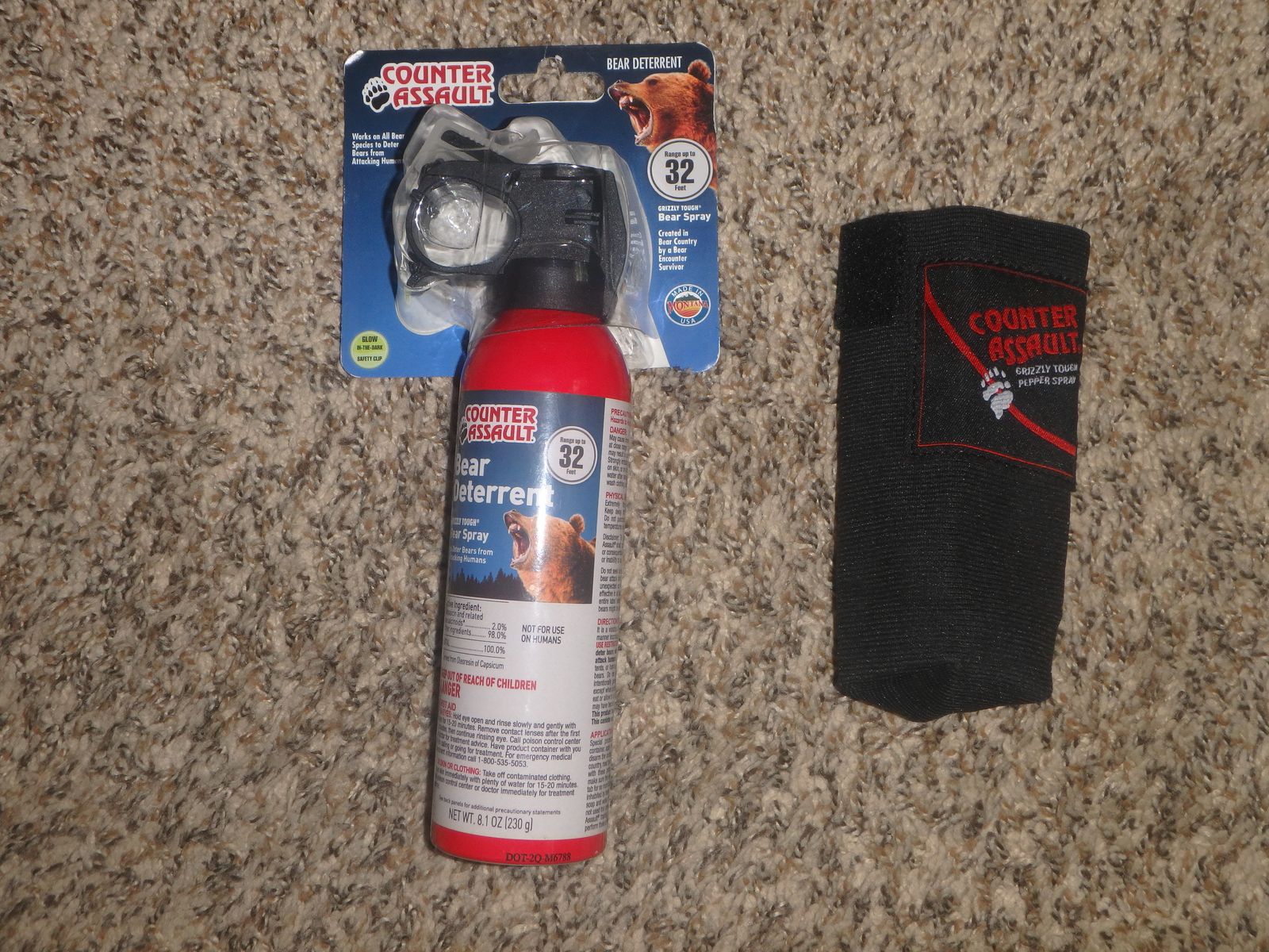 Counter Assault Bear Spray Deterrent 8 oz