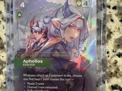 Riftbound Spiritforged Aphelios 224*/221 Signature Showcase