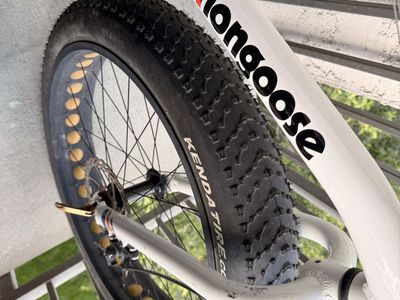 Mongoose Fat Tire Bike - White, Kenda Tires