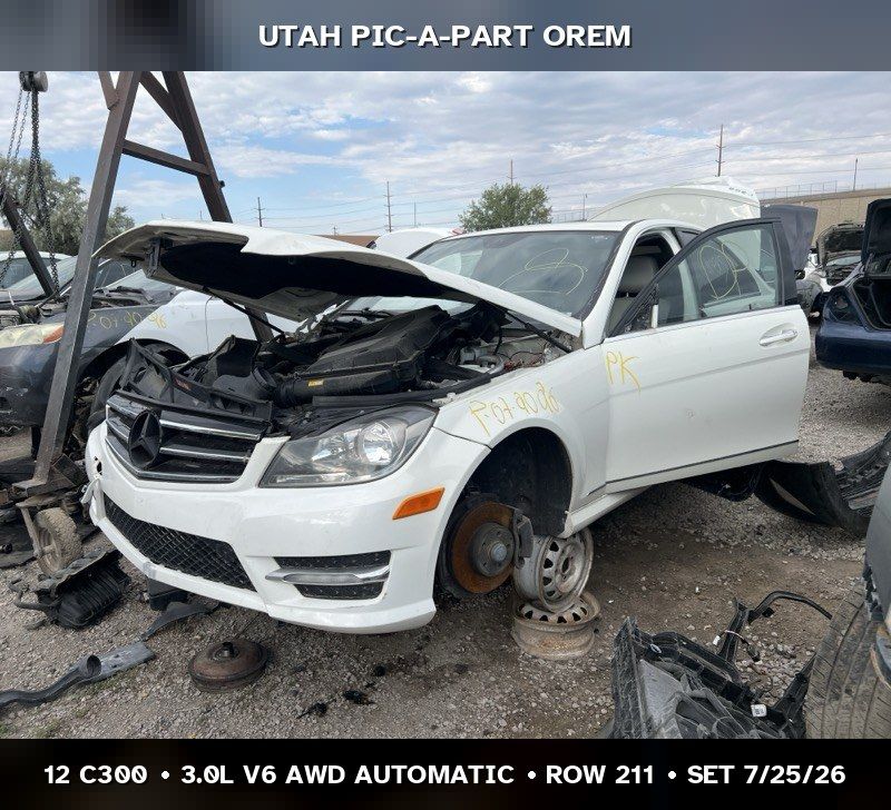 New Arrival - 2012 Mercedes-Benz C300 W204 Parts - UTPAP Orem