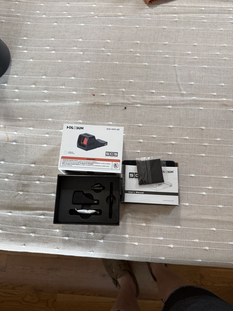 Holosun SCS-MP2-GR Solar Charging Sight Green Dot