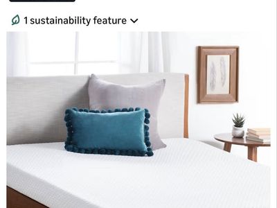 Linenspa 5 Inch Gel Infused Memory Foam Mattress - Queen Size - Firm