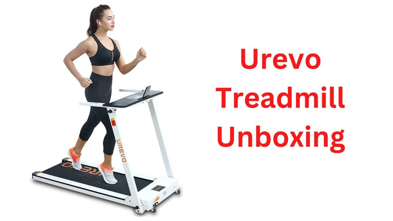 Urevo Folding mini treadmill