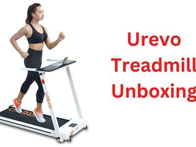 Urevo Folding mini treadmill