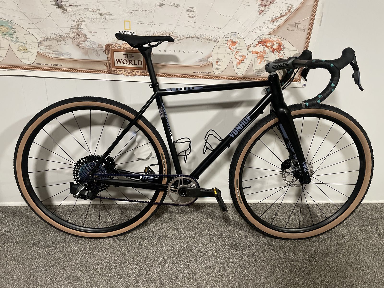 VonHof ACX 53cm Columbus Steel cx / gravel bike (fresh build on a used frameset)