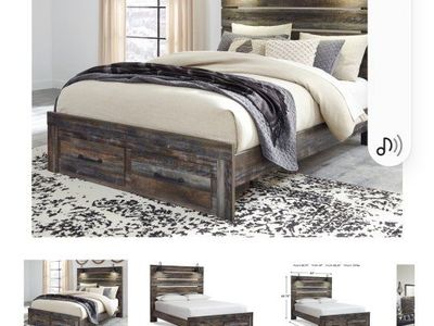 Queen Bed Frame with Lights