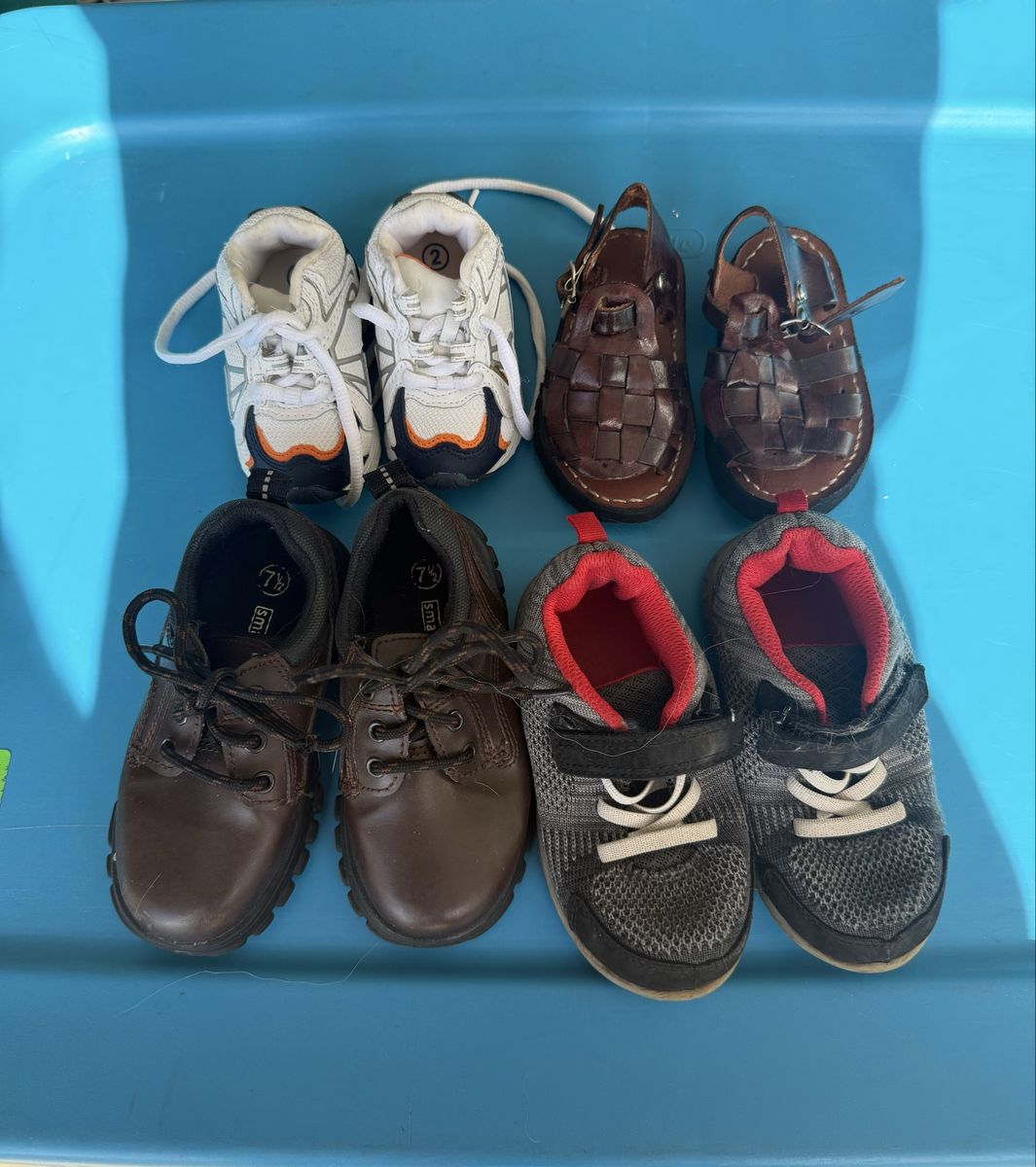 4 pairs baby, toddler shoes