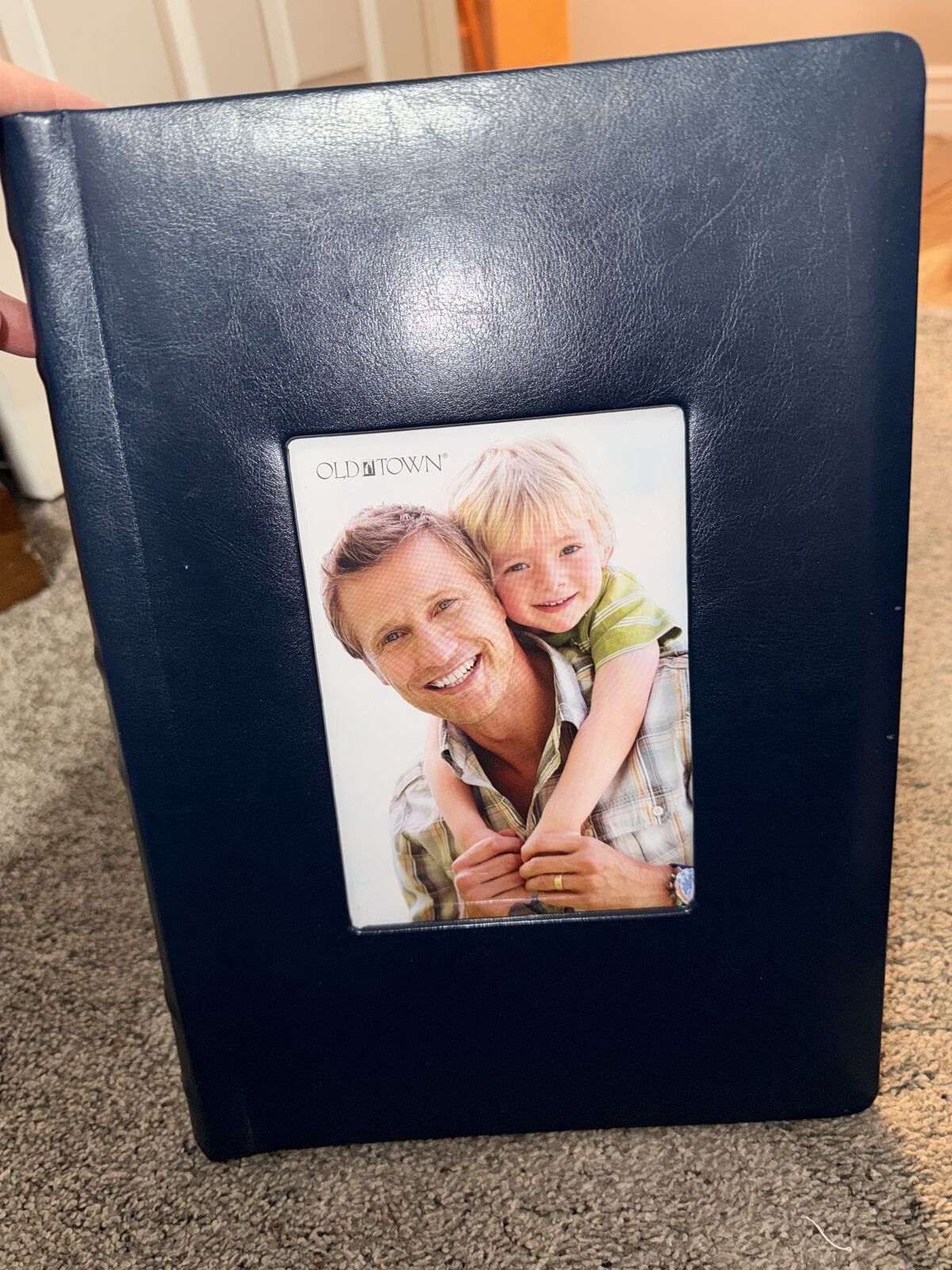 Leather Navy Photo Album