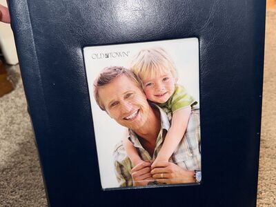 Leather Navy Photo Album