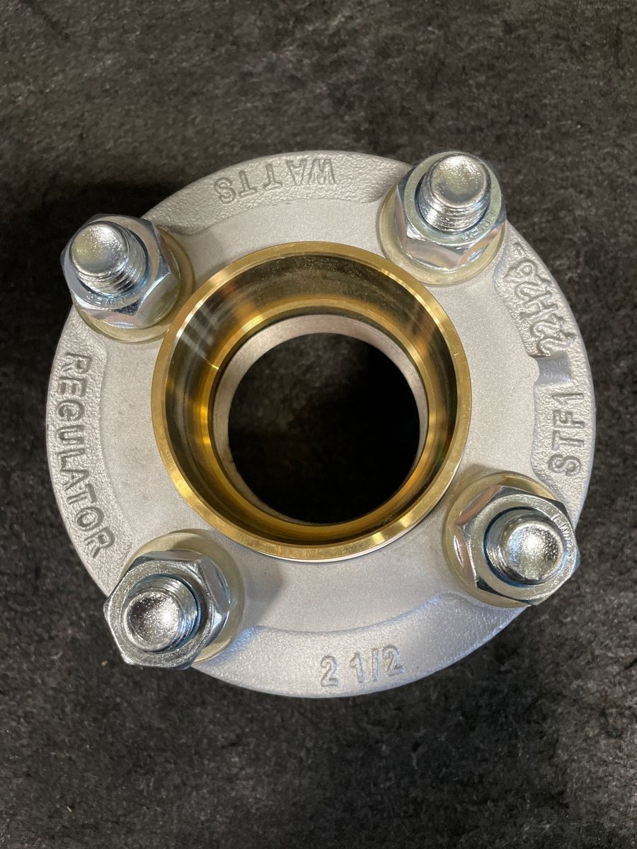 Watts 2-1/2" dielectric copper to galv NPT plumbing union ( socket to threaded )