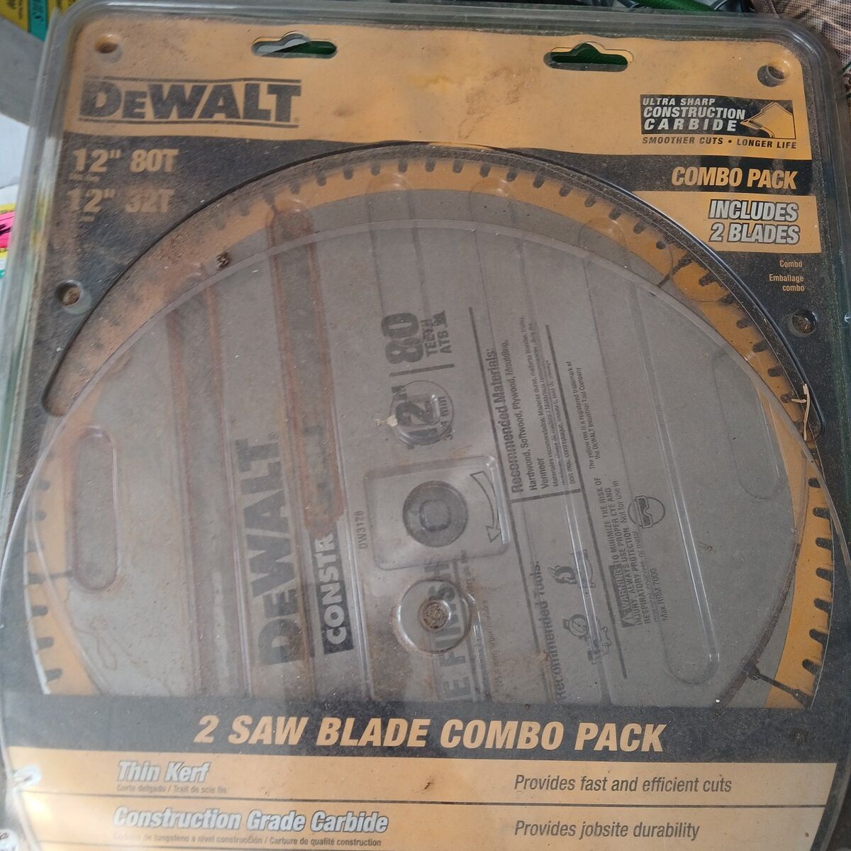 Dealt 80 tooth Finish bade 12"