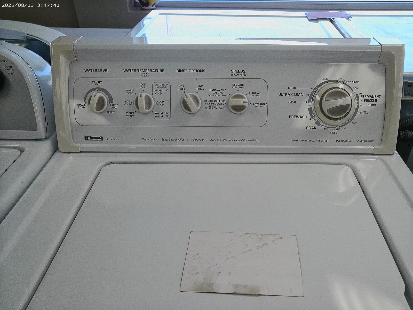 Kenmore Super Capacity Top Load Washer~90 Day Guarantee