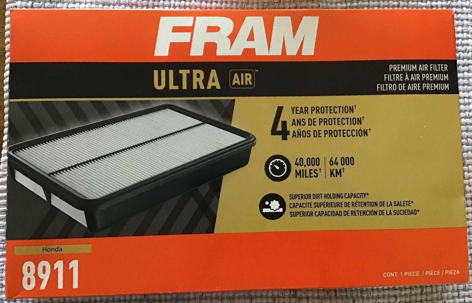 Fram 8911 air filter (Honda Civic) - new