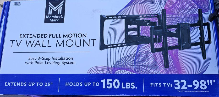 Member's Mark/Sam's Club Brand 32-98"TV wall mount