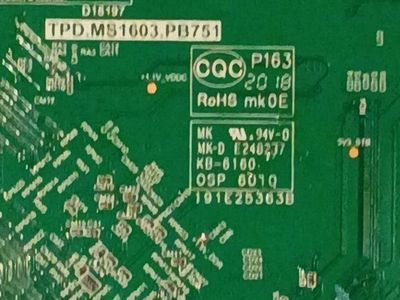 TV Main Board / Motherboard Combiner Combo Unit Onn