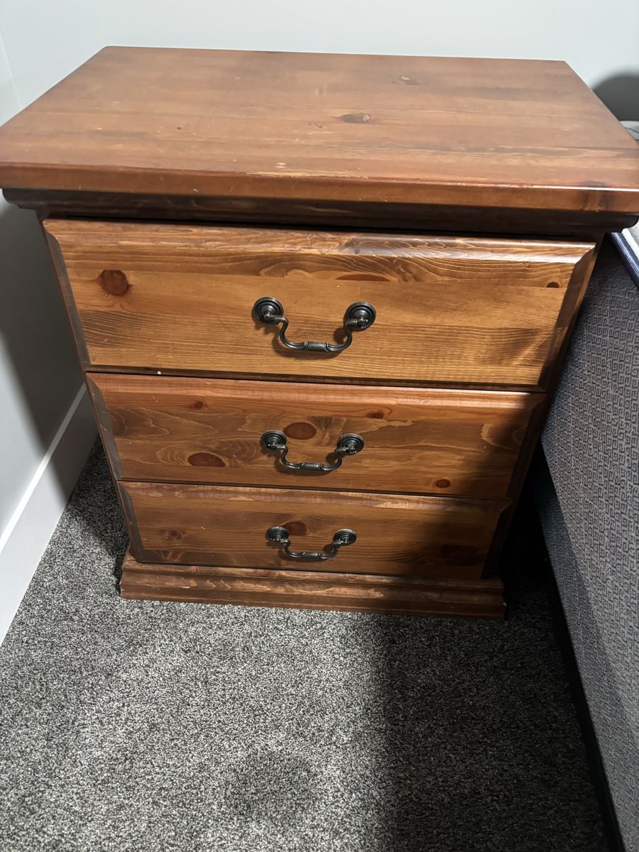 Dresser and bed side tables