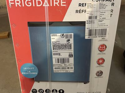 Frigidaire EFR115-C-BLUE 1.6 Cu. Ft. Compact Refrigerator with Freezer, Blue