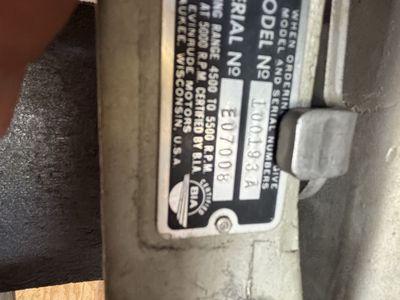 1971 Evinrude 100 Sea Horse Outboard