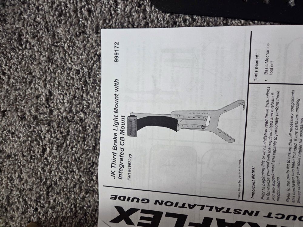 rear brake extender for Jeep