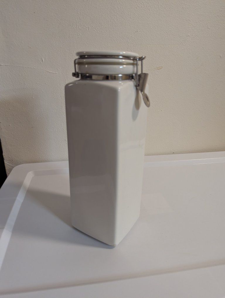 vintage Bee House Japan tall canister