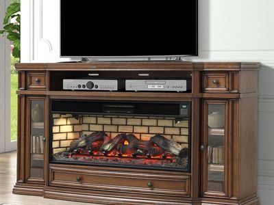 Klamath 75" Electric Fireplace Mantle 1307406 #105300