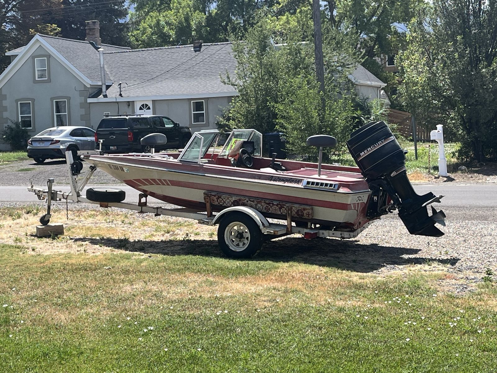 Boat, motor, trailer for sale