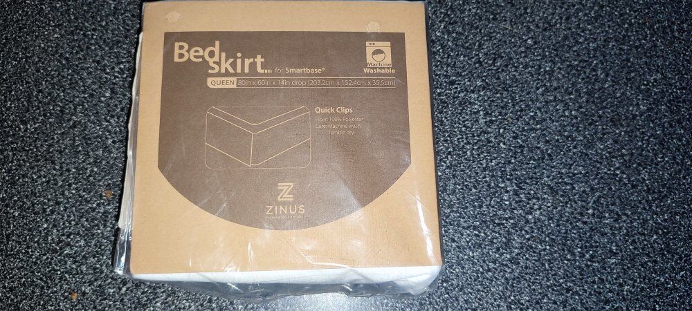 Zinus Queen Frame Bed Skirts x 2