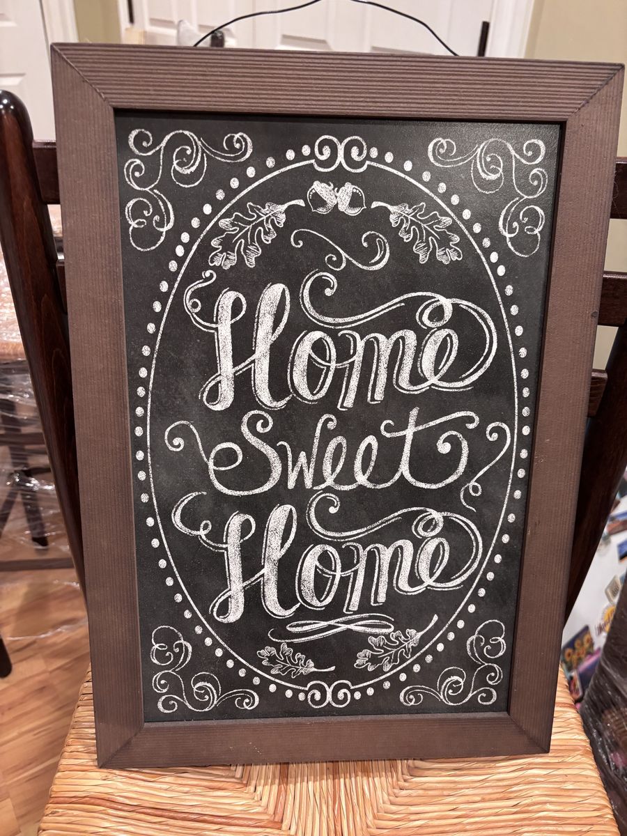 Home sweet home sign 12x16