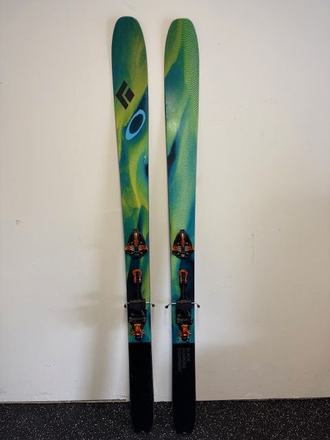 Black Diamond Helio Recon 105 Skis – 185cm Length | Chris Burkard Limited Edition w/ (Bindings + Skins)