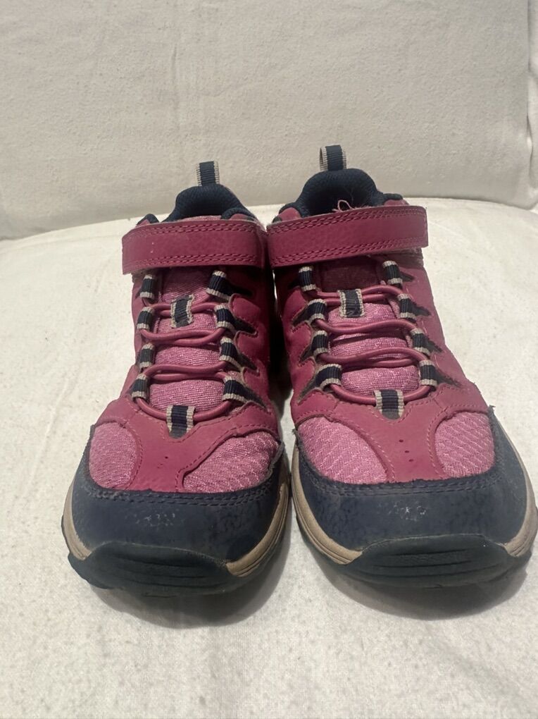 Merrell Youth Size 1 Hot Pink/Navy Hiking Shoes