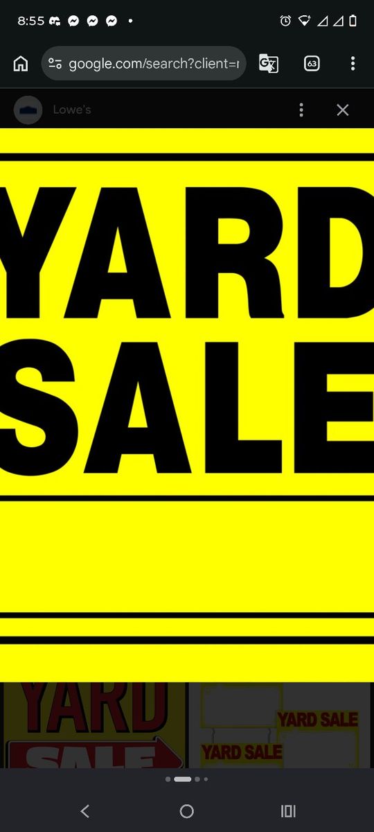 yard sale 7156 hall dr 1260 w