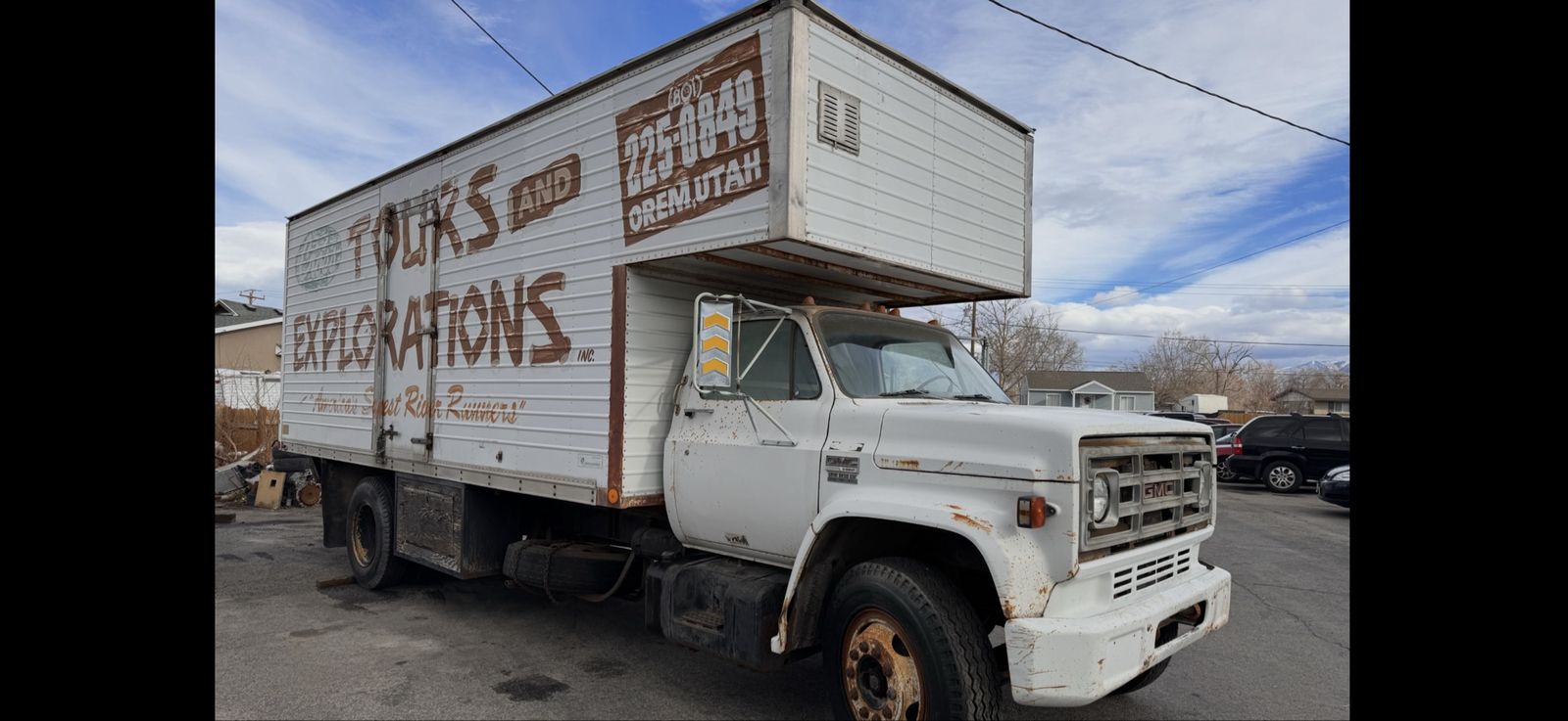 GMC Box Truck - Vintage Commercial Vehicle for Restoration or Parts