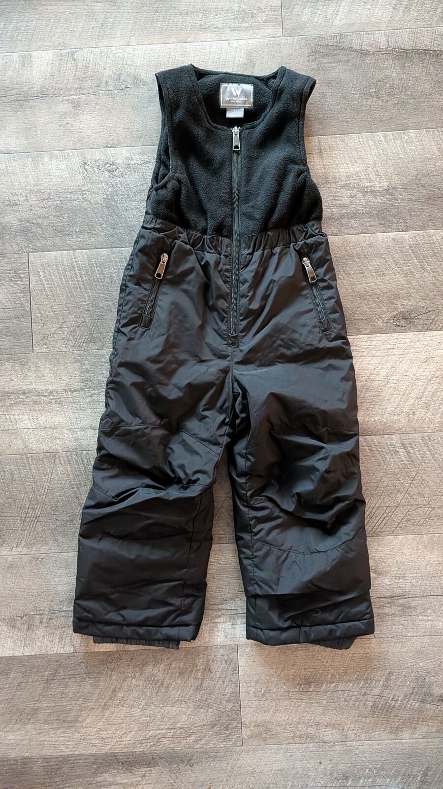 3T Toddler Youth Black Ski Snow Bibs Pants