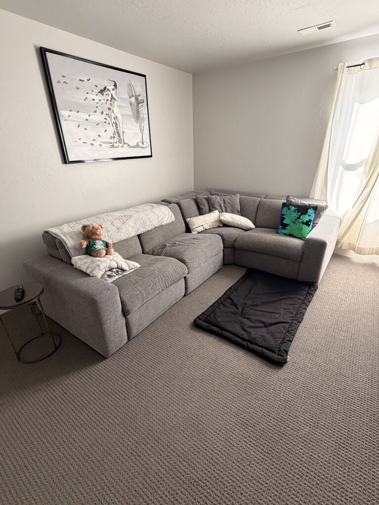 Grey Modular Sectional Couch