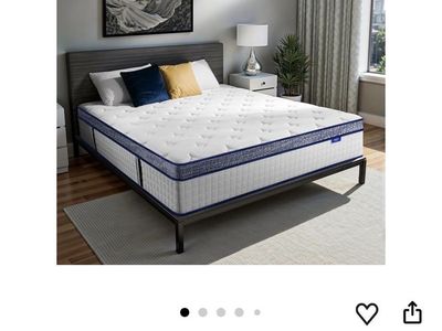 Burfly 1977 12 inch Hybrid King Mattress