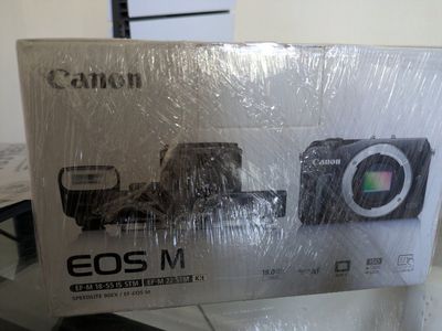 Brand new Canon EOS M Mirrorless Camera Kit - unopened kit from the box