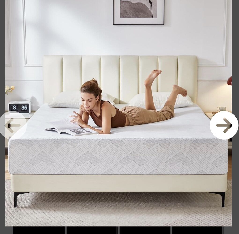 QUEEN, 12 Gel Memory Foam Mattress