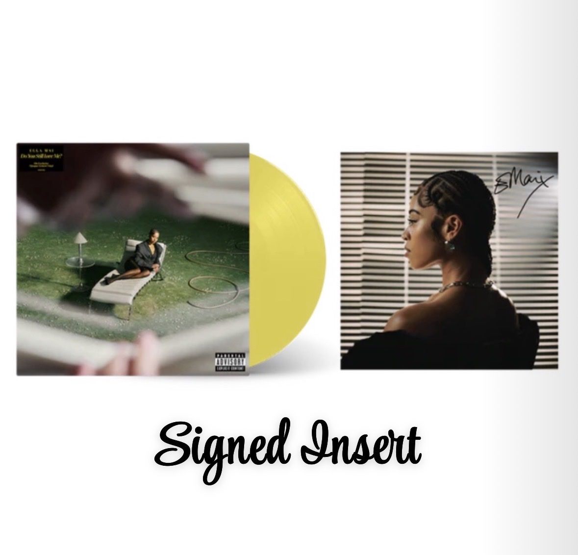 Ella Mai-SIGNED Do You Still Love Me?-Exclusive Opaque Lemon Color Vinyl-SEALED-Autographed LP-Collectible