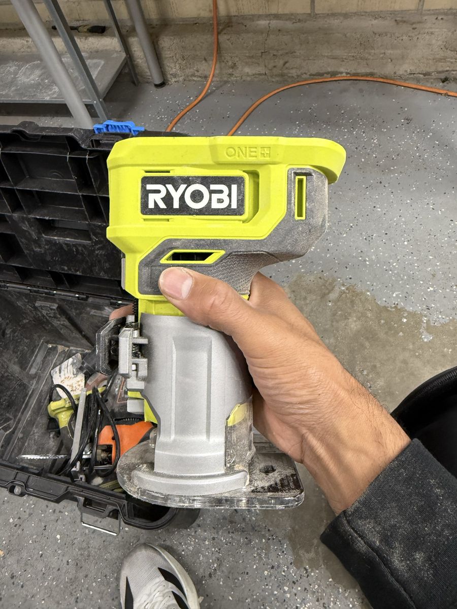 Ryobi One+ Cordless Trim Router Woodworking Tool