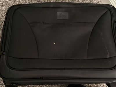 Black Rolling Carry-On Luggage Suitcase