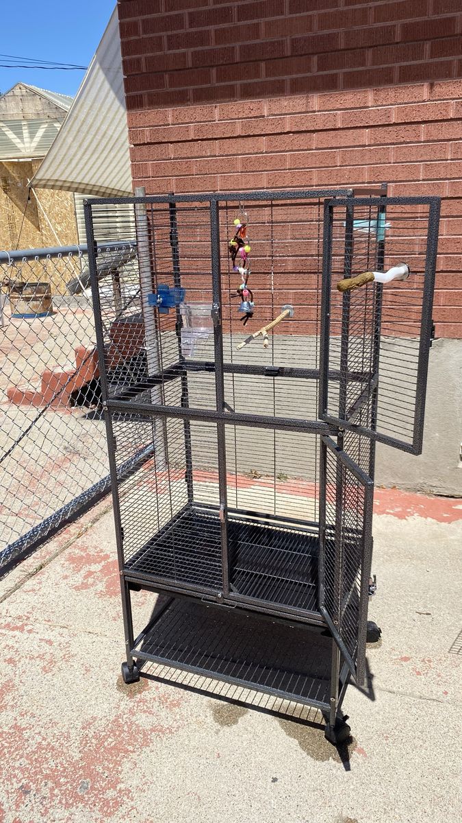 Tall bird/rodent cage