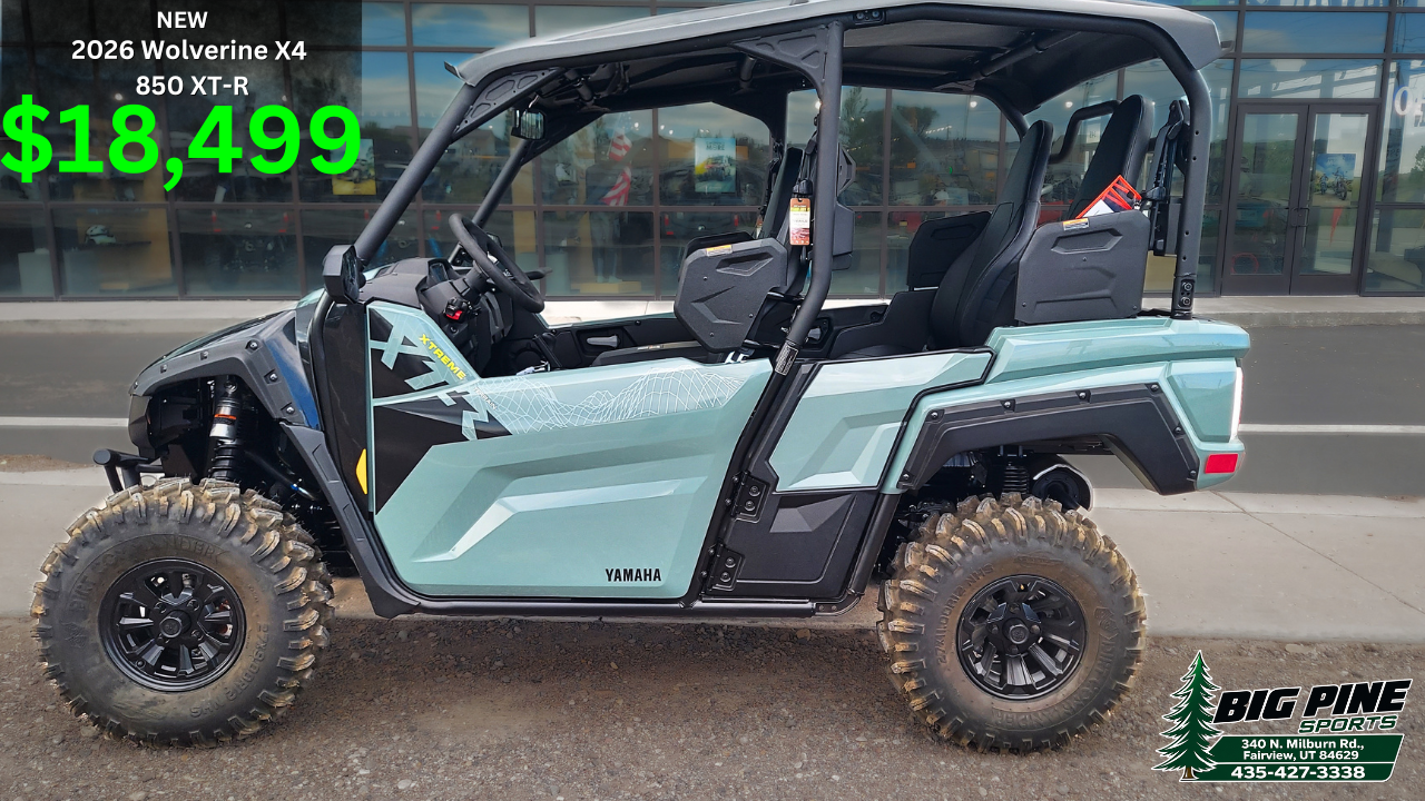 2026 Yamaha Wolverine X4 850 XT-R - Street Legal Kit Installed