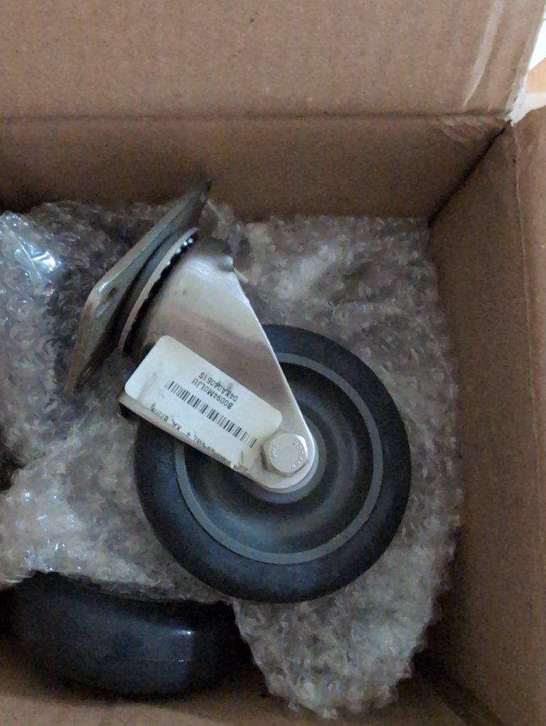 New set of 8 Industrial Stainless Steel Caster Wheels