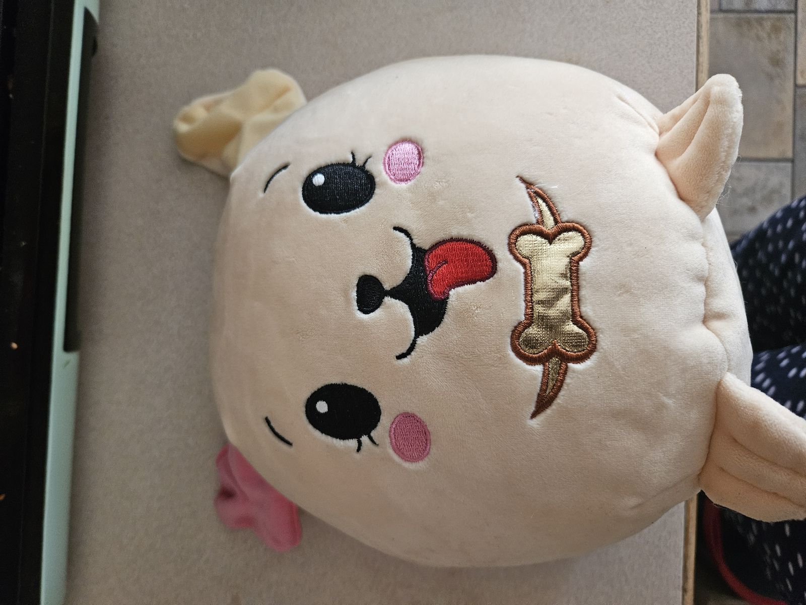 Moose Pikmi Pops Puppy Dog 8" Stuffed Animal Plush Soft Squishy Pink