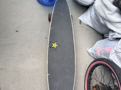 Longboard Skateboard 39 Inches with Rockstar Energy Grip Tape