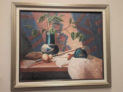 K. Hoskin Native Still Life Painting